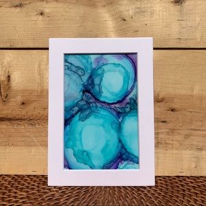 Original abstract alcohol ink painting